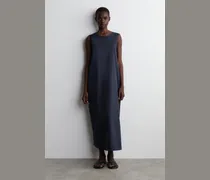 Midikleid Aus Baumwolle Mit Twist-Detail Hinten