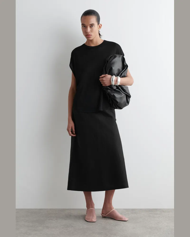 COS Sheer Mesh Mules Blau