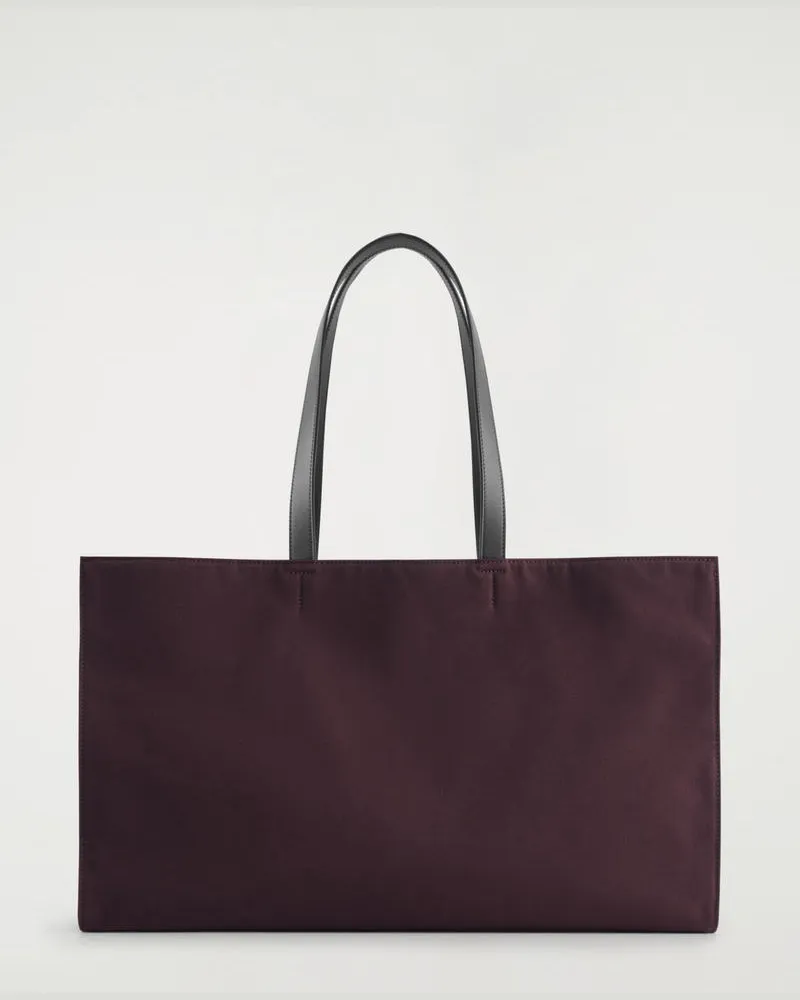 COS Gallery Tote Bag - Canvas Rot