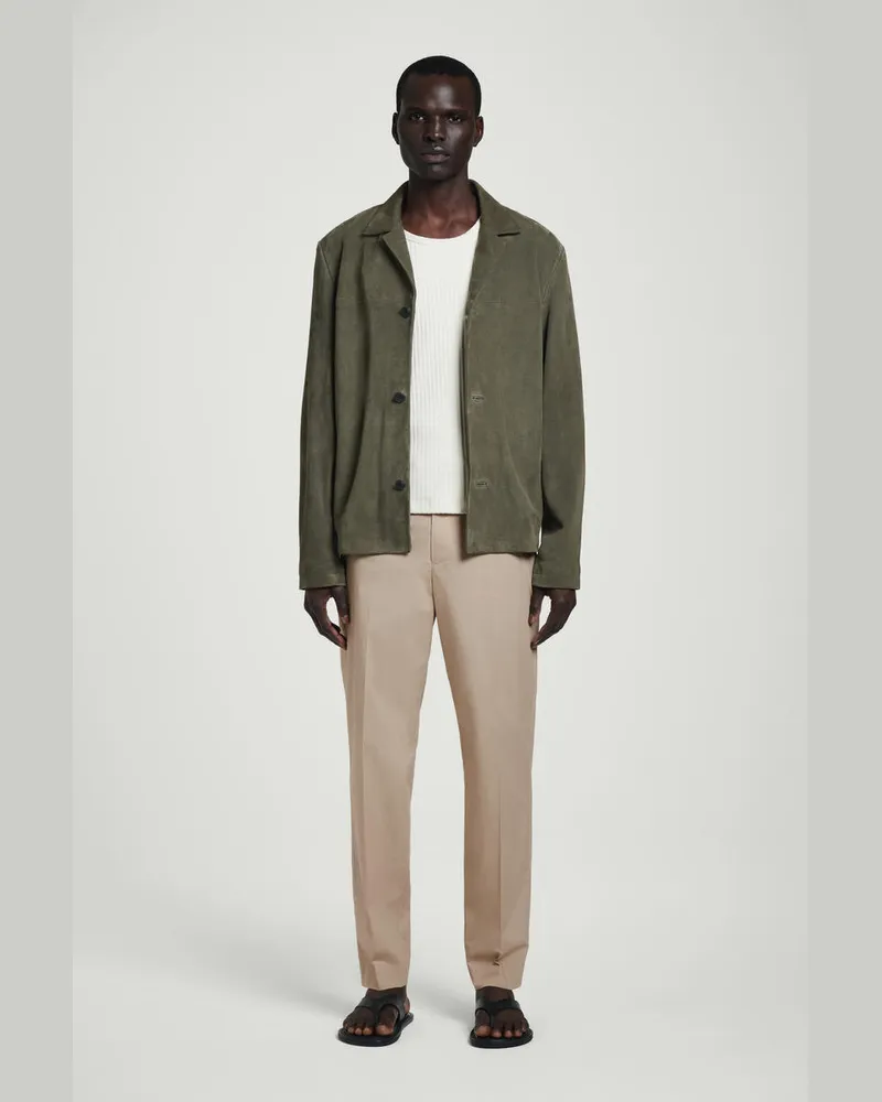 COS Hose Aus Baumwolle Mit Geradem Bein Beige