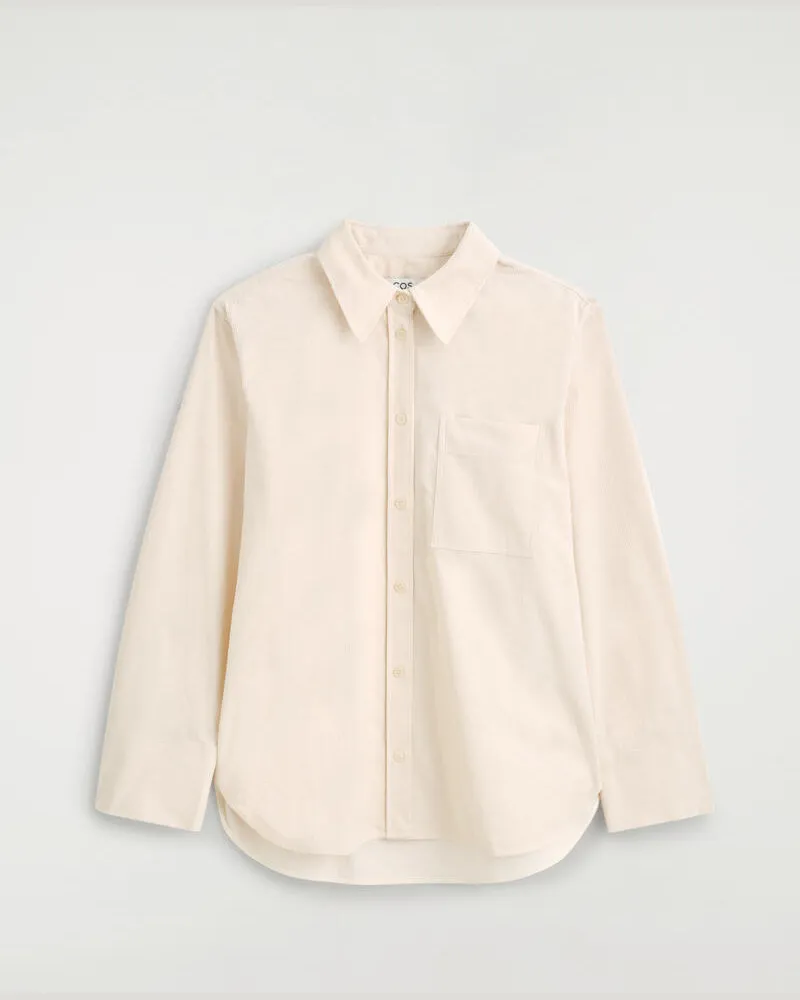 COS Hemd Aus Baumwollcord Beige