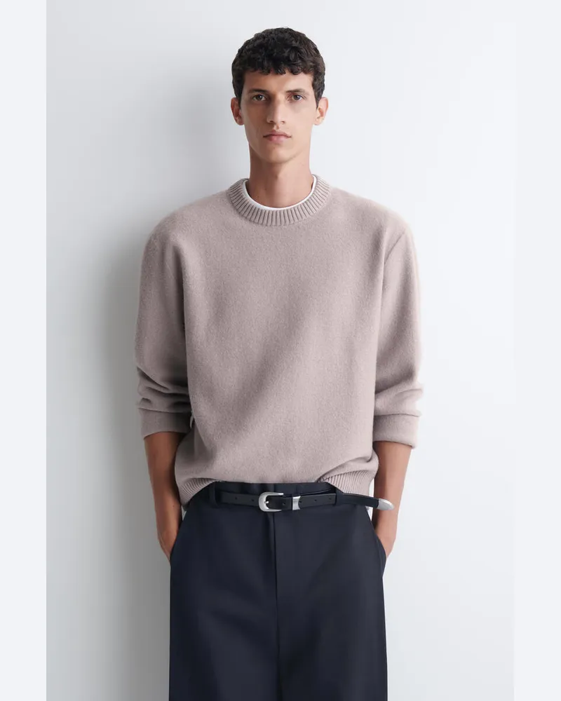 COS Pullover Aus Gekochter Merinowolle Lila