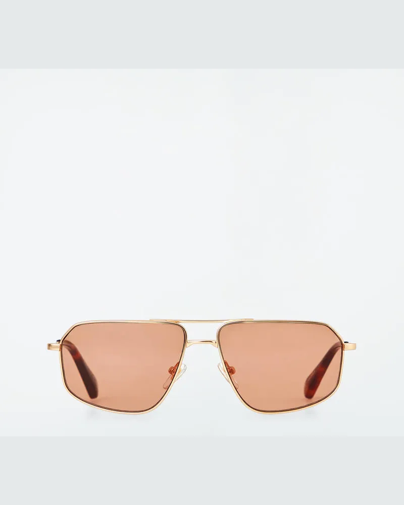 COS Vista Sonnenbrille - Piloten-Stil Goldfarben