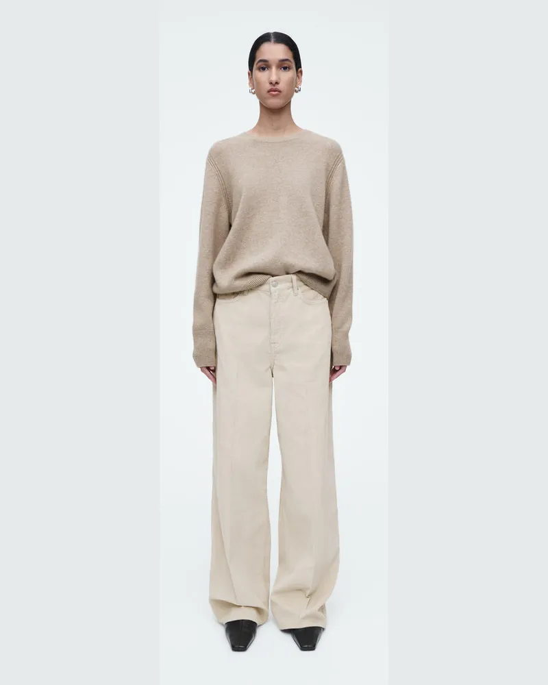 COS Tide Cord-Jeans Mit Weitem Bein Beige