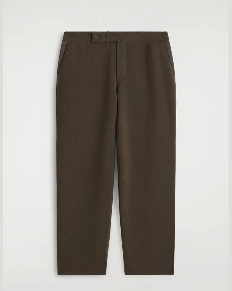 COS Strickhose Aus Wolle Mit Geradem Bein Braun