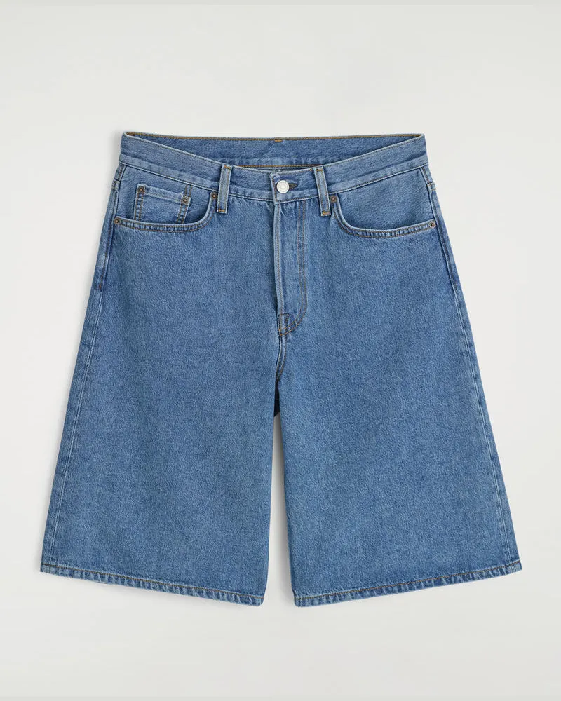 COS Lange Jeansshorts Blau