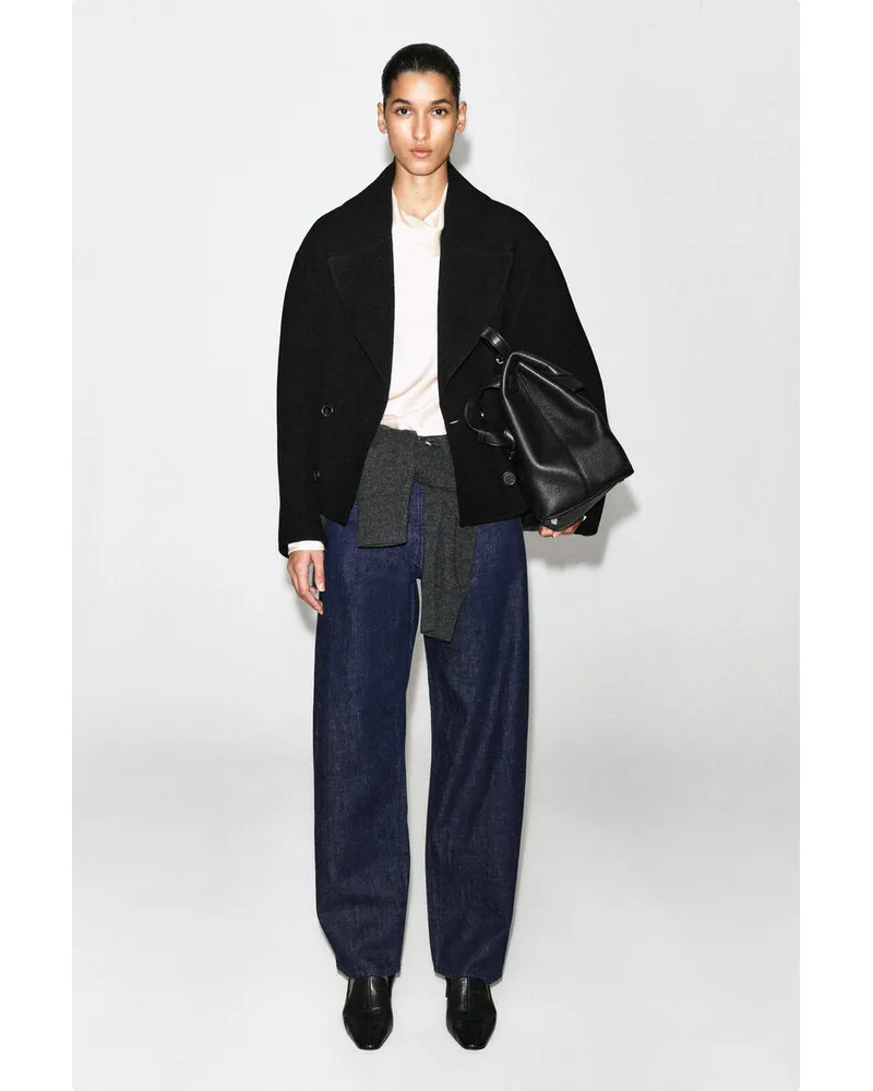 COS Bay Jeans Mit Barrel-Bein Blau