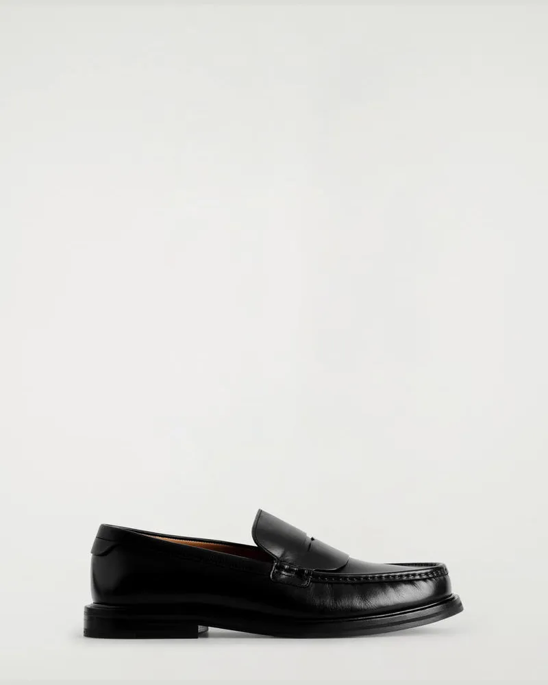 COS Klassische Penny Loafers Schwarz