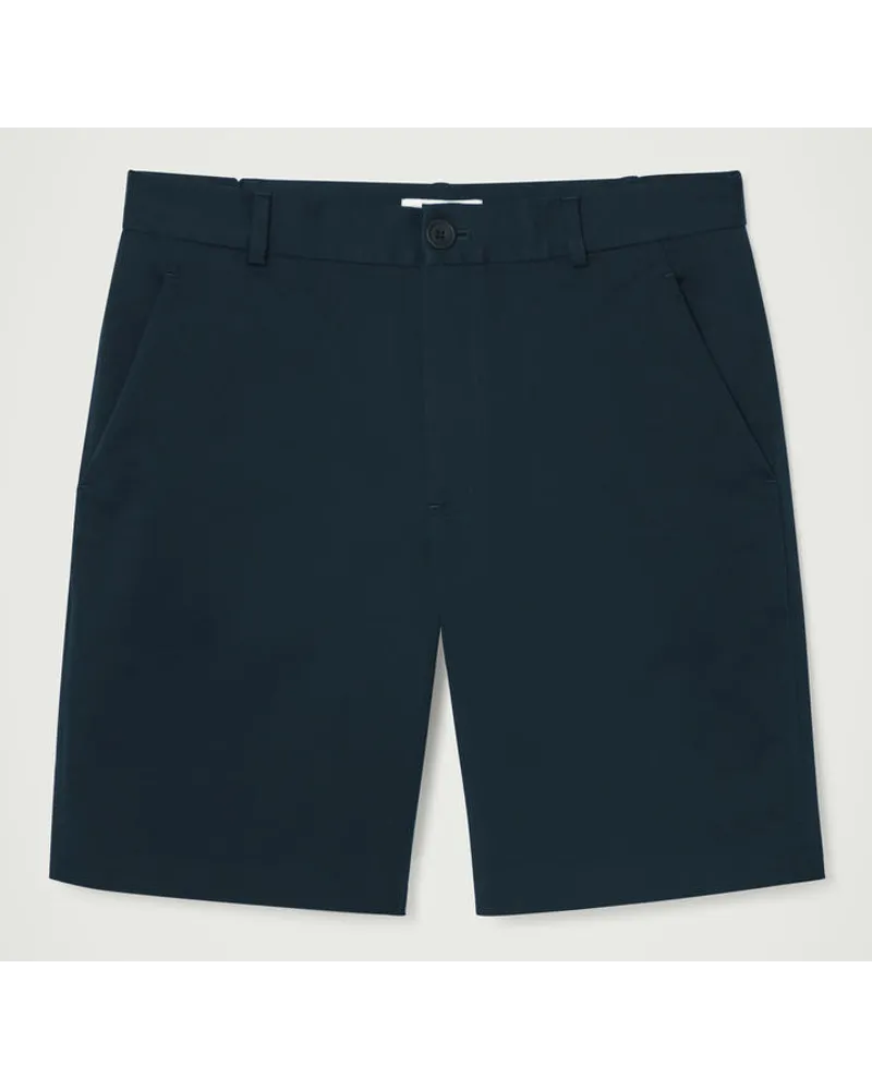 COS Klassische Chino-Shorts Navyblau