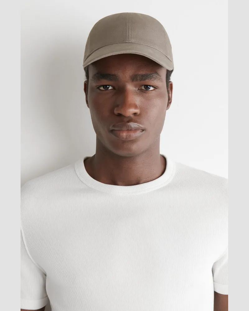 COS Basecap Aus Baumwoll-Canvas Grau