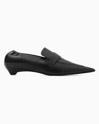 Cos Spitze Lederloafer Mit Kitten-Heel Schwarz