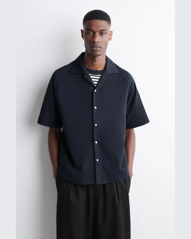 COS Utility-Hemd Mit Einsätzen Blau