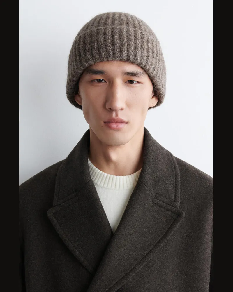 COS Fisherman-Beanie Aus Alpakawolle Beige