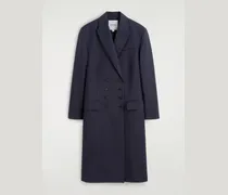 Doppelreihiger Longblazer Aus Wolle