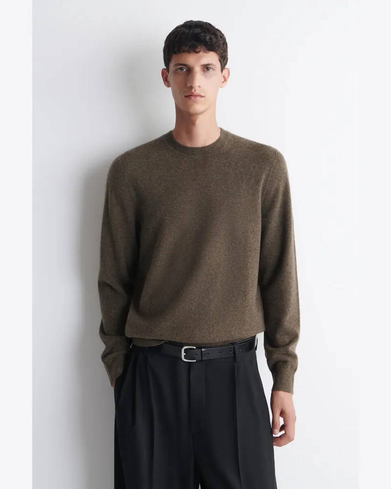 COS Kaschmirpullover Mit Rundhalsausschnitt Braun
