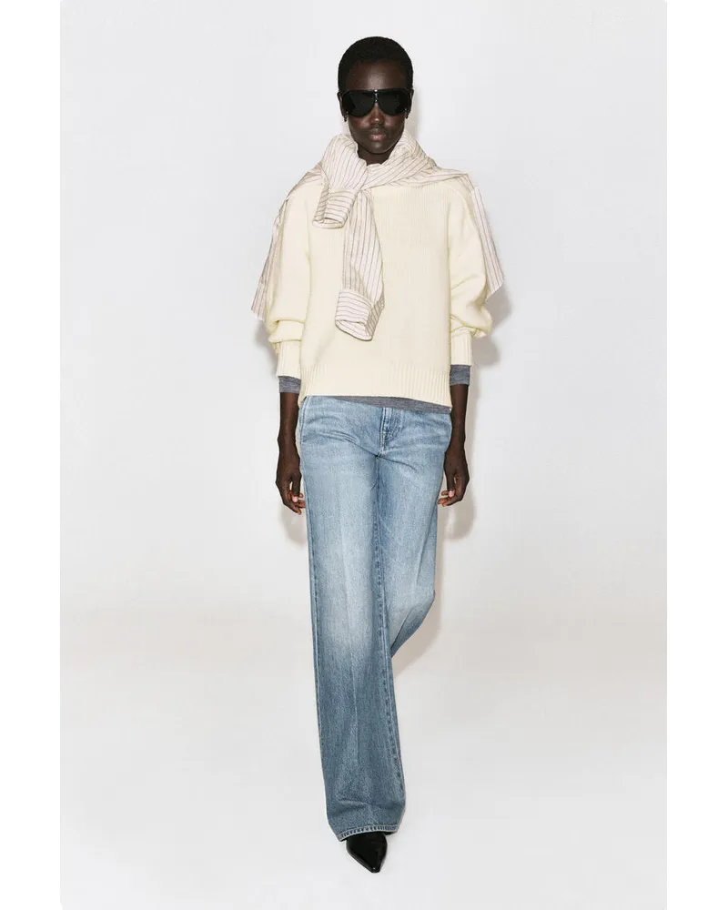 COS Hose Aus Denim Mit Geradem Bein Blau
