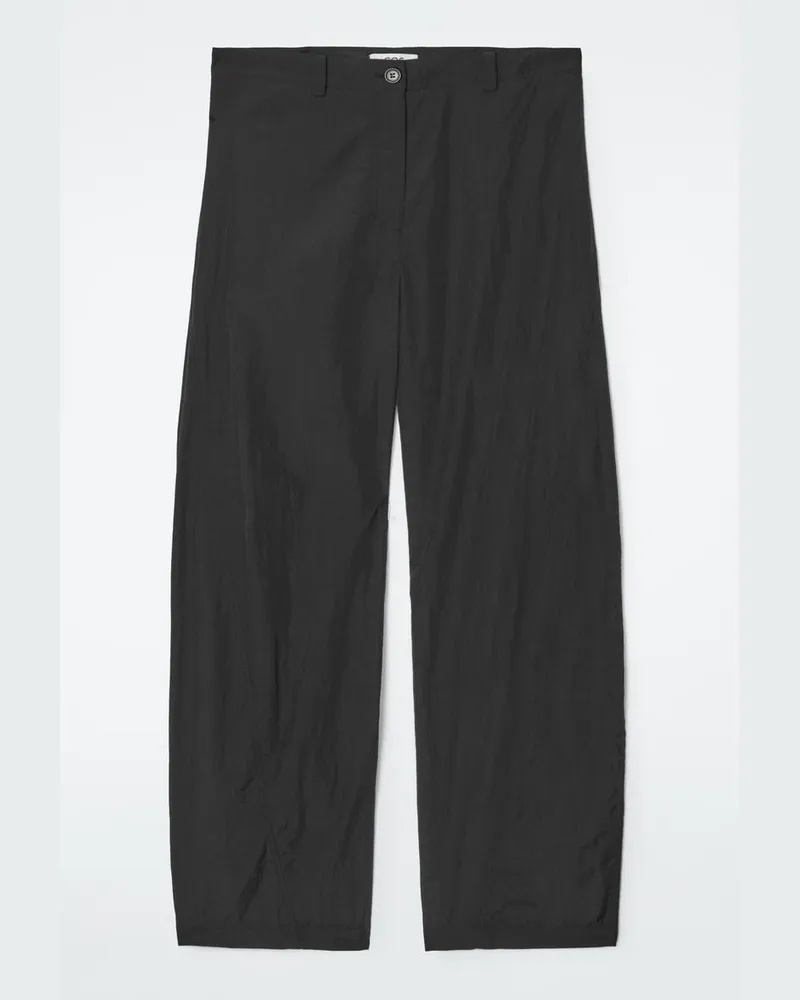 COS Hose Aus Nylon Mit Barrel-Bein Schwarz