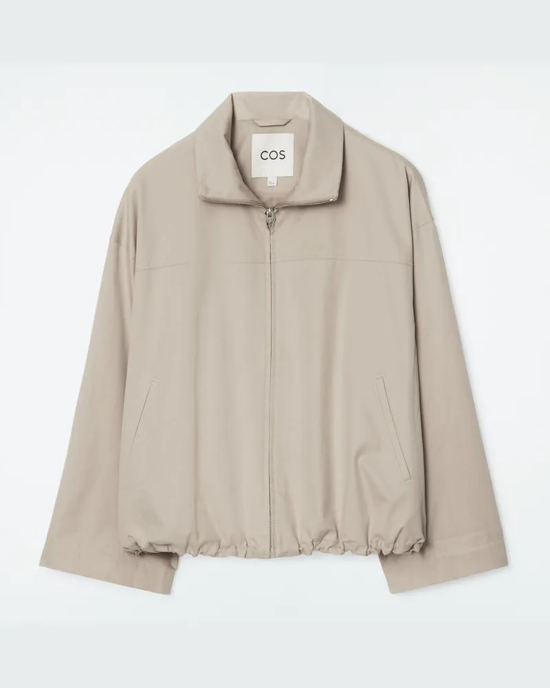 COS Baumwolljacke Mit Ballonsaum Beige