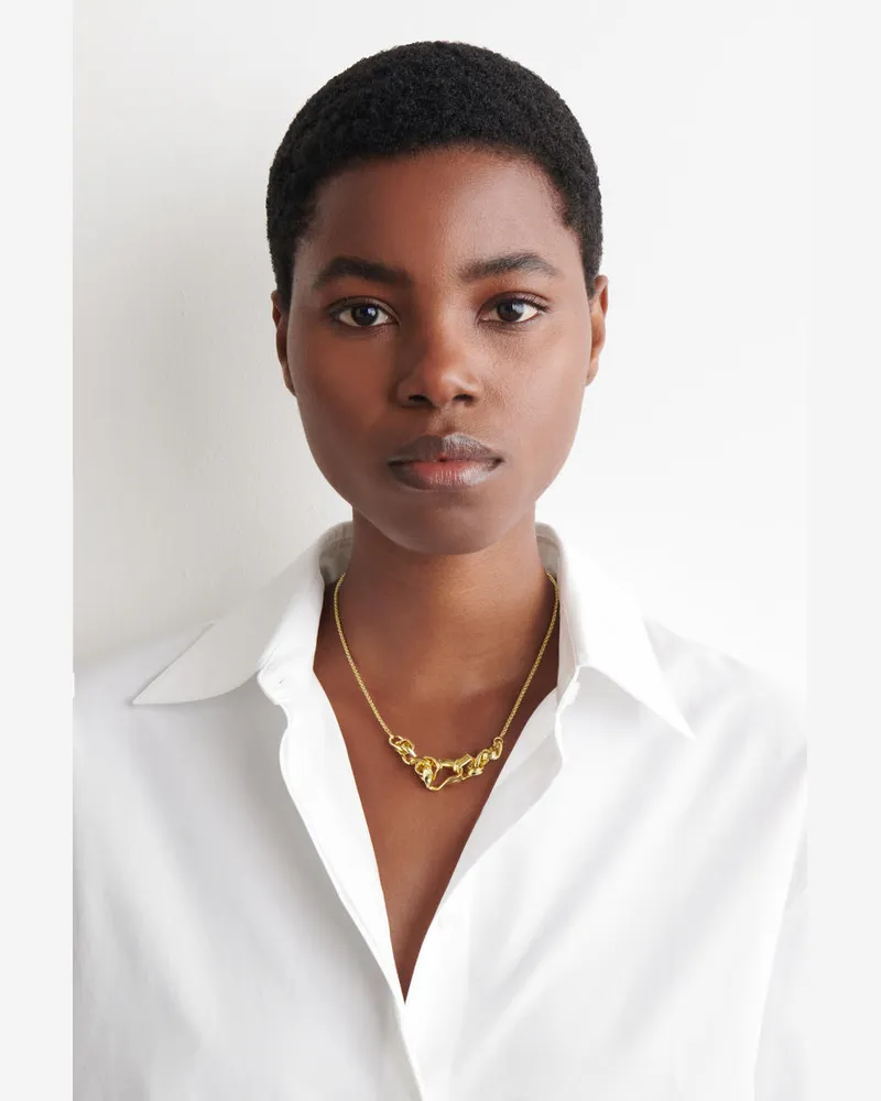 COS Kette Mit Gedrehtem Effekt Goldfarben