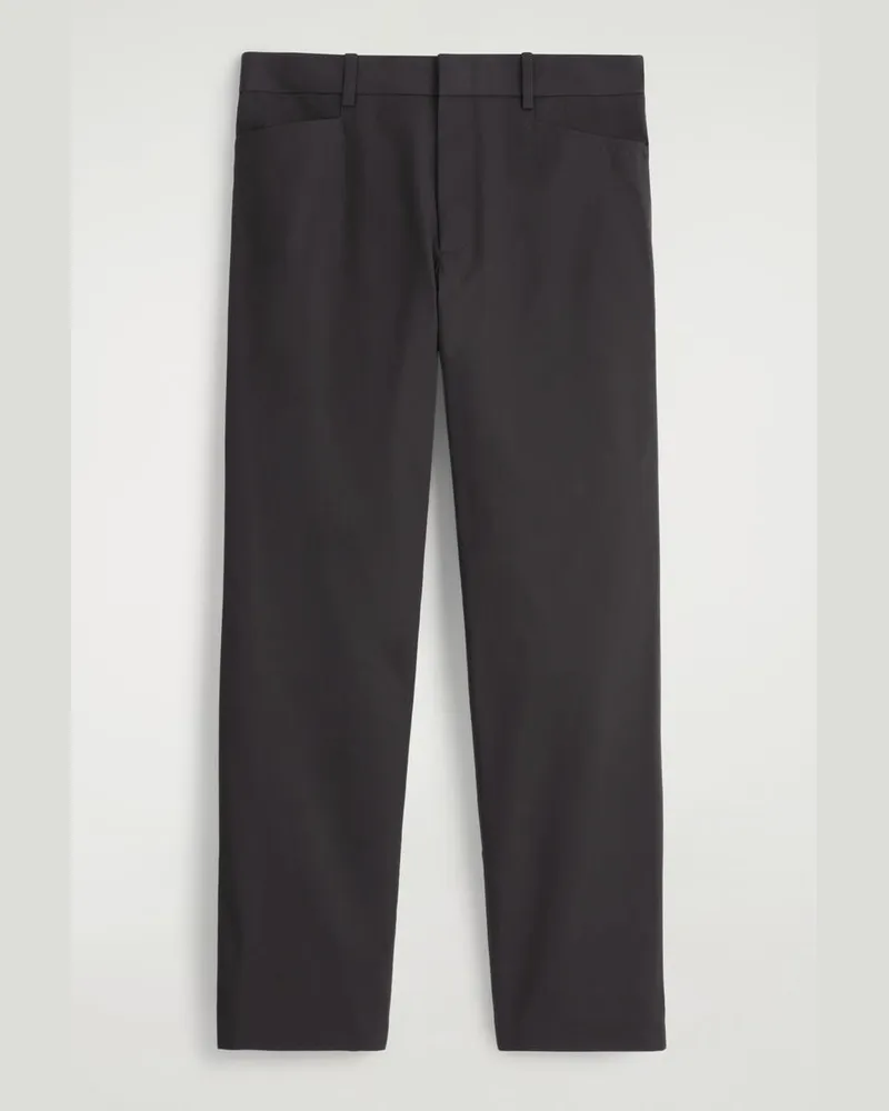 COS Hose Aus Baumwolle Mit Geradem Bein Braun