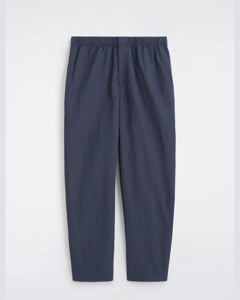 COS Lockere Hose Mit Geradem Bein Und Reissverschluss Blau