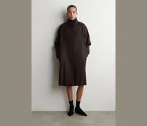 Oversized-Mantel Mit Trichterkragen