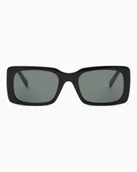 Cos Eckige Sonnenbrille Aus Acetat Schwarz