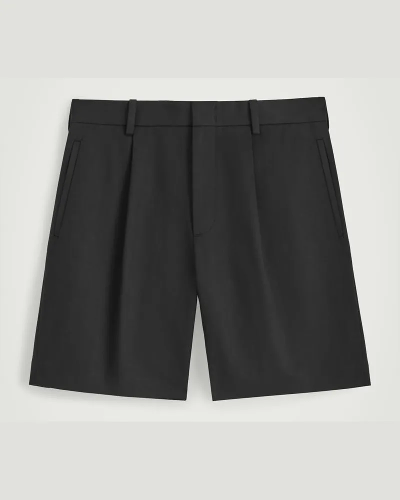 COS Elegante Chinoshorts Aus Baumwolle Schwarz
