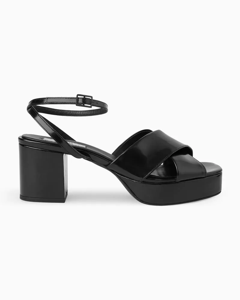 COS Sandalen Mit Plateau-Absatz Schwarz