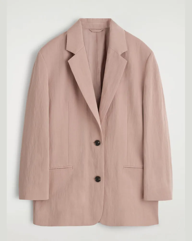 COS Fliessender Oversized-Blazer Rosa