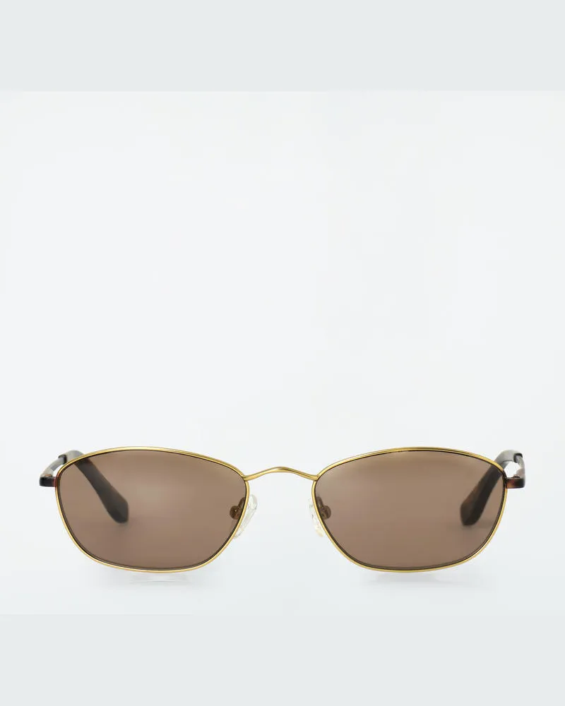 COS Cat-Eye-Sonnenbrille Mit Dünnem Rahmen Bronze