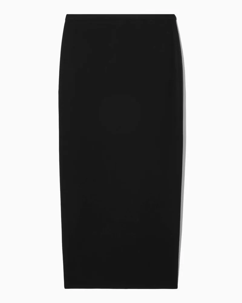 COS Maxirock Mit Schmaler Silhouette Schwarz