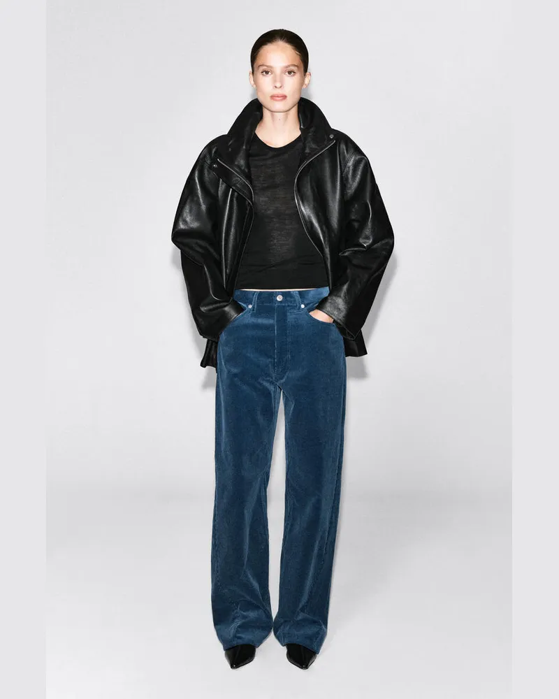 COS Facade Jeans Aus Cord Mit Geradem Bein Blau