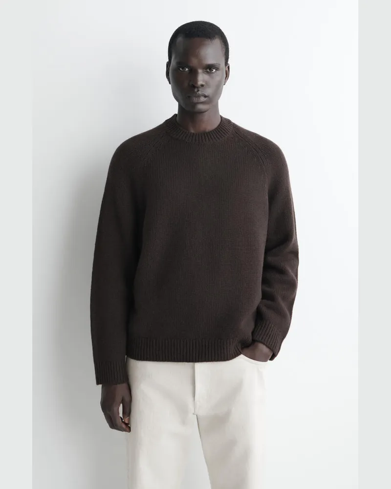COS Strickpullover Aus Kaschmir Braun