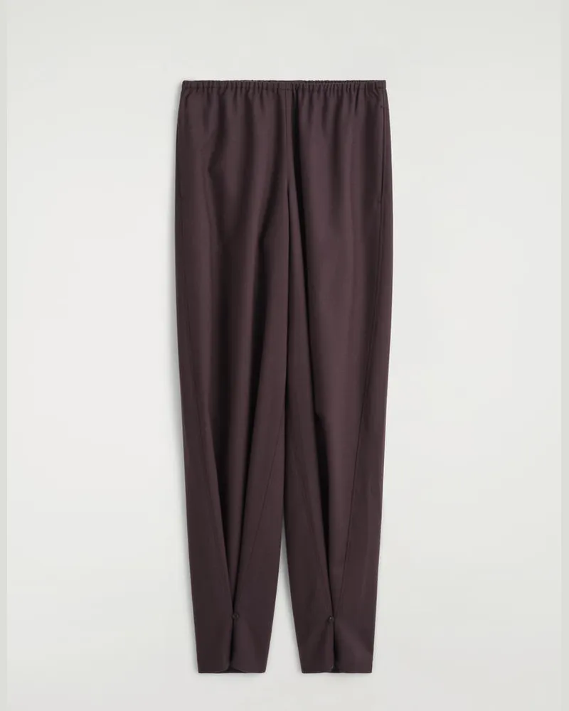 COS Hose Aus Wollflanell Rot