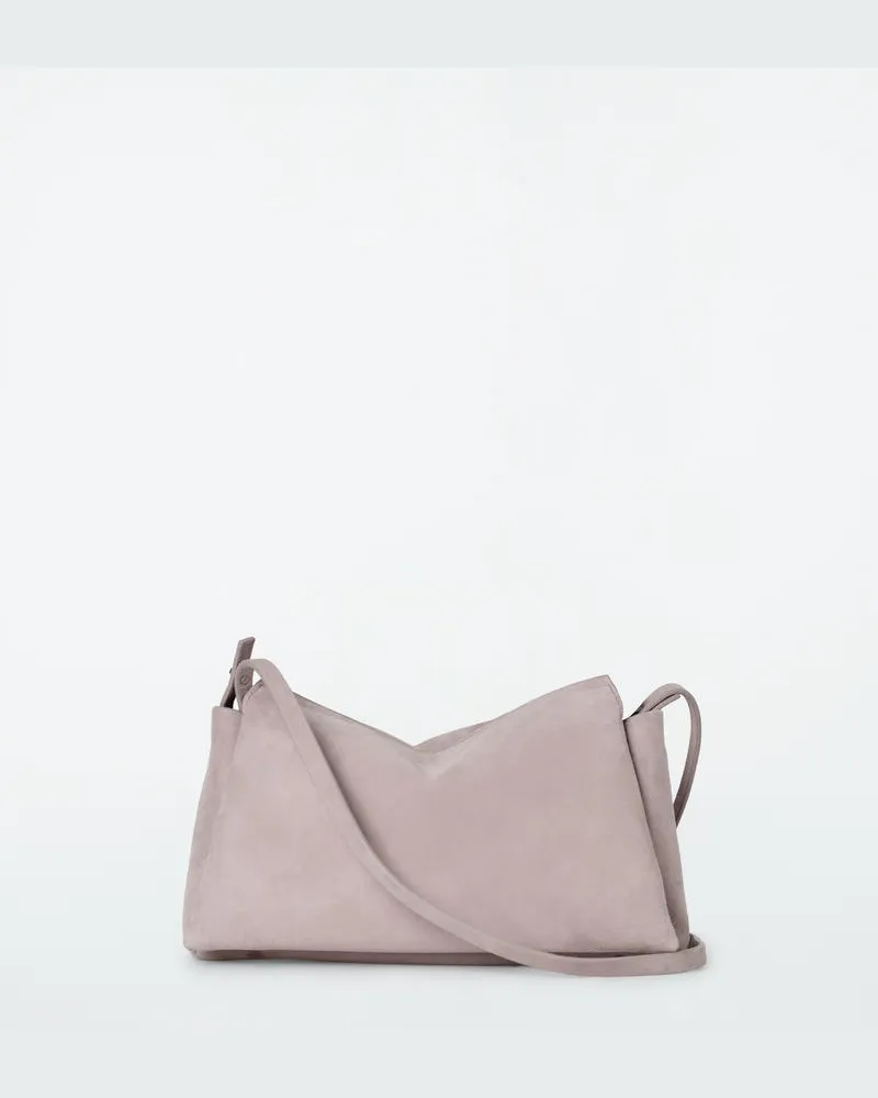 COS Tome Kleine Umhängetasche - Veloursleder Blau