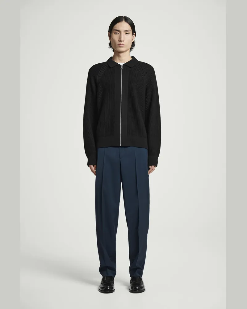 COS Wollhose Mit Geradem Bein Blau