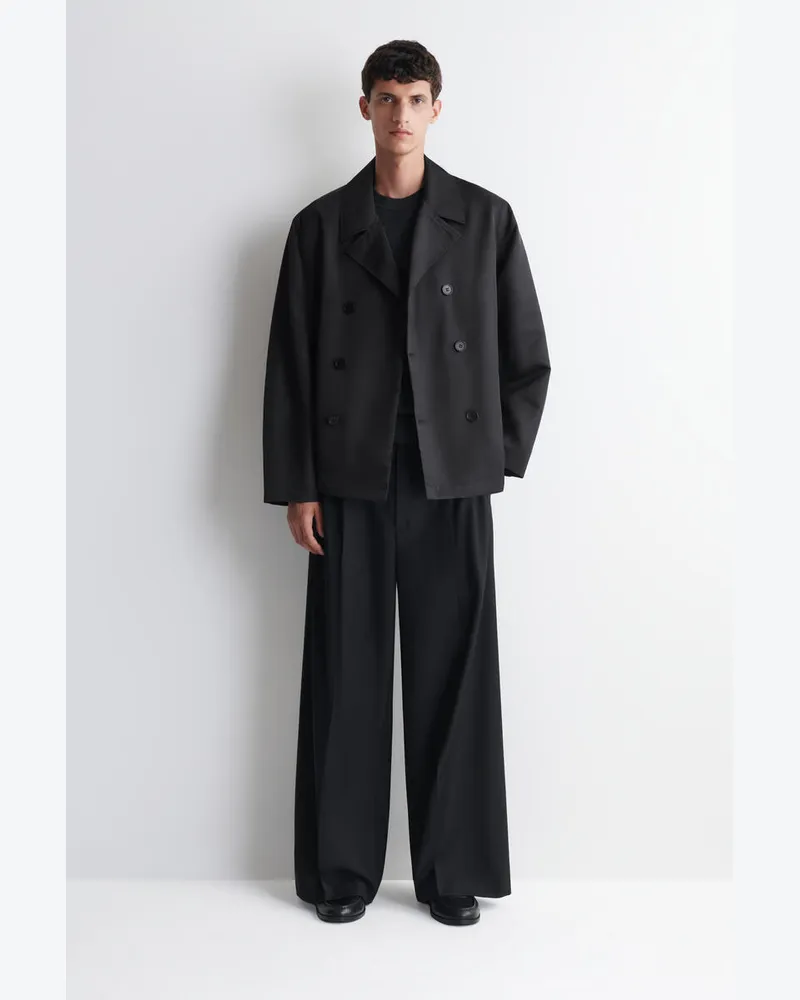 COS Kurzer Trenchcoat Aus Technischem Nylon Braun