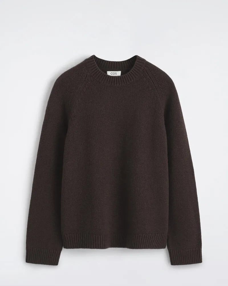 COS Strickpullover Aus Kaschmir Braun