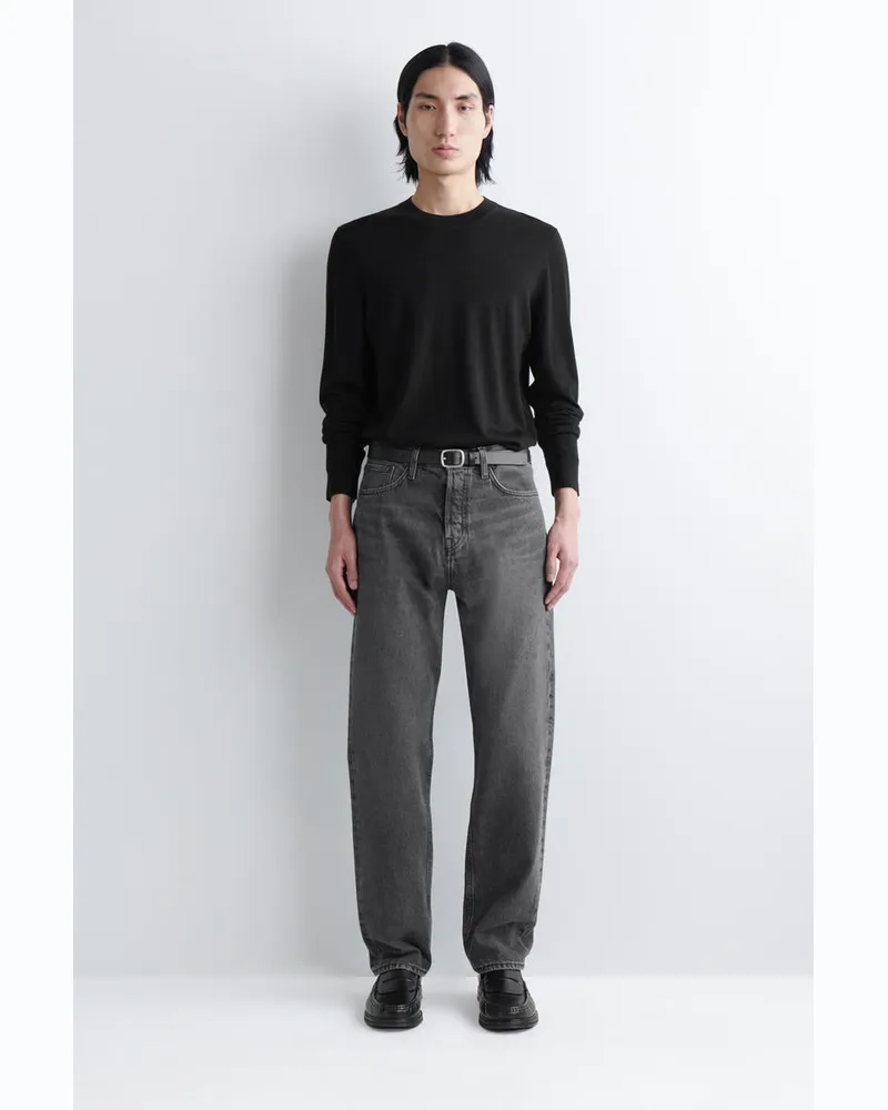 COS Signature Jeans Mit Geradem Bein Schwarz