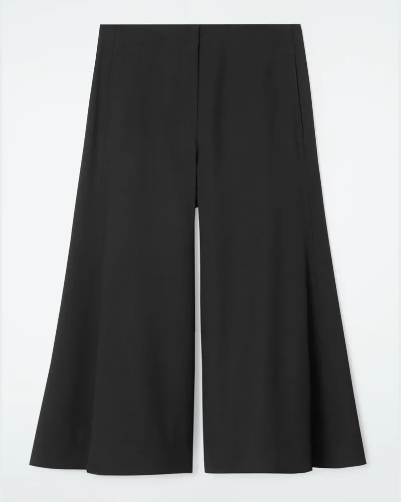 COS Elegante Culottes Aus Twill Schwarz