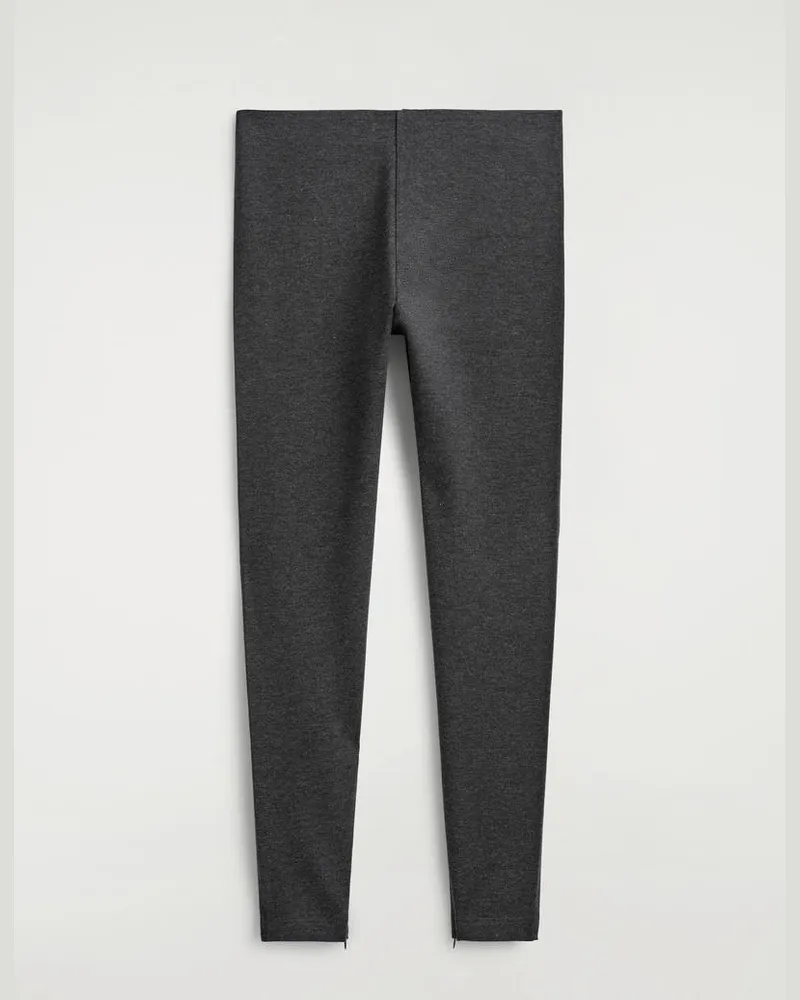COS Leggings Mit Reissverschluss Am Bein Grau