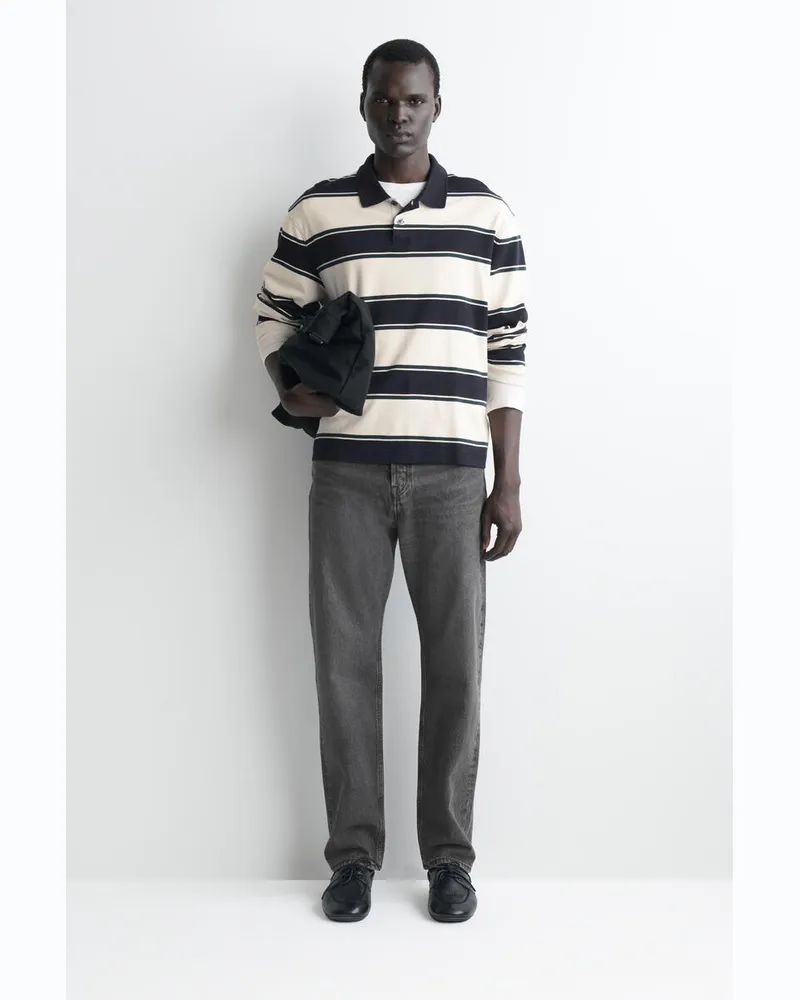 COS Signature Jeans Mit Geradem Bein Schwarz