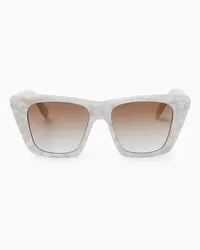 Cos Markante Cat-Eye-Sonnenbrille Weiss