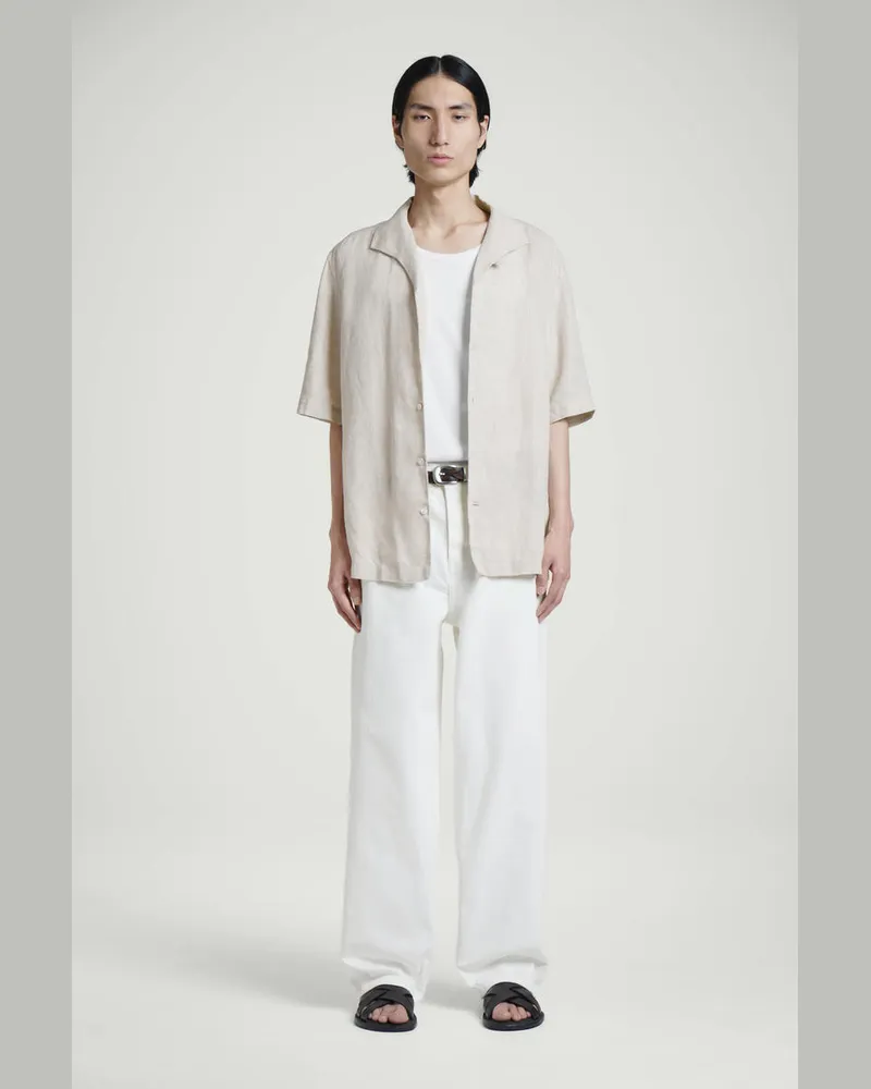 COS Rider Jeans Mit Geradem Bein Und Lockerer Passform Weiß