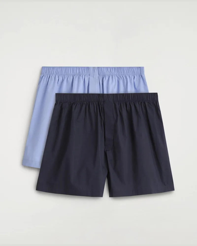 COS 2Er-Pack Boxershorts Aus Baumwolle Blau