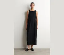 Abgerundetes Maxikleid Aus Merinowolle