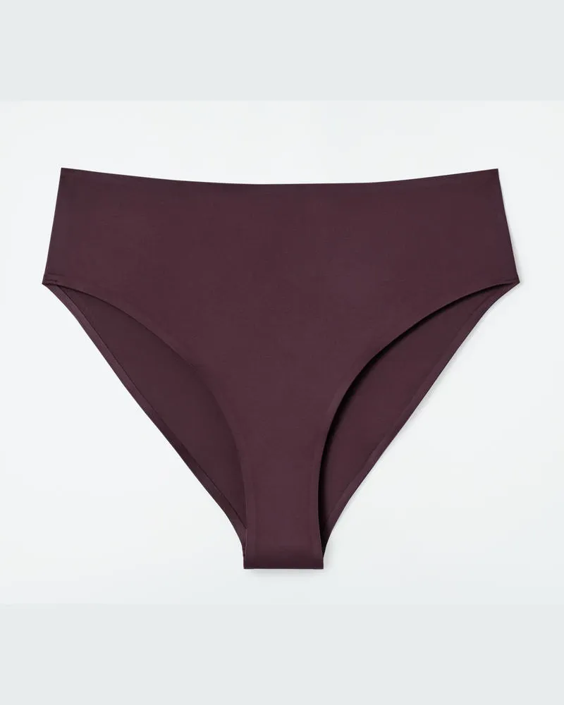 COS Scuba-Bikinihose Mit Hohem Bund Rot