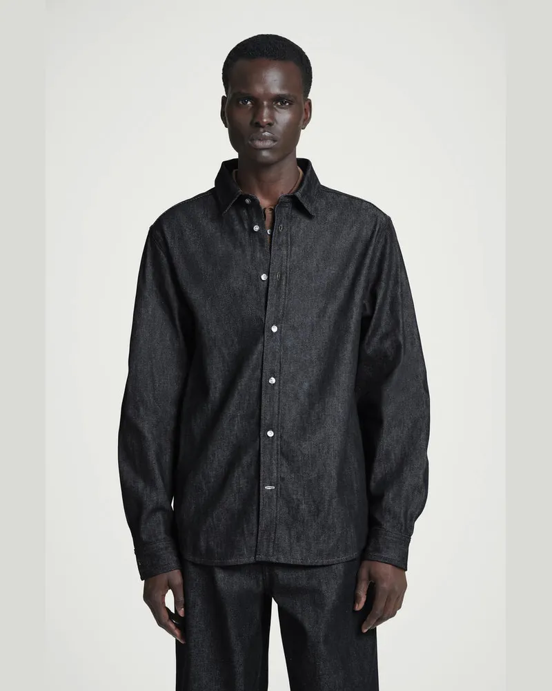 COS Jeanshemd Mit Lockerer Passform Blau