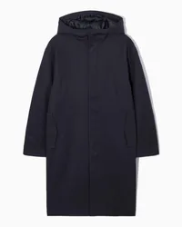 COS Gepolsterter Parka Mit Kapuze Blau